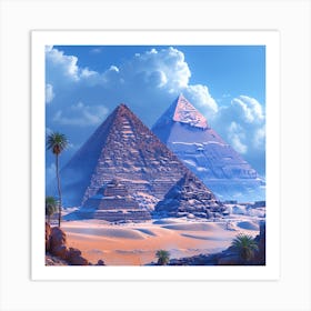 Egyptian Pyramids 1 Art Print