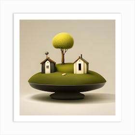 House On A Hill Art Print