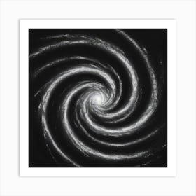 Black and White Abstract Art 187 Art Print