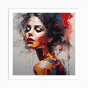 Portrait Of A Woman 7 Art Print