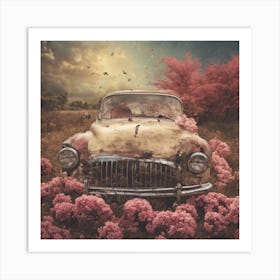 Happiness vehicle Art Print