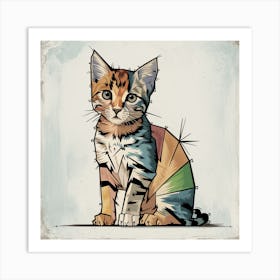 Kitty Cat Art Print