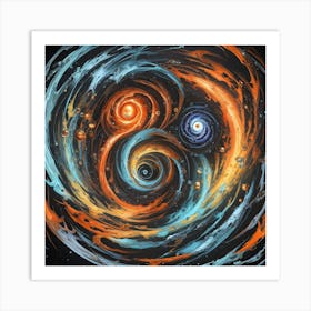 Yin Yang 6 Art Print