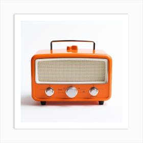 Orange Radio 1 Art Print