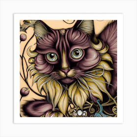 Elaborate Cat 1 Art Print