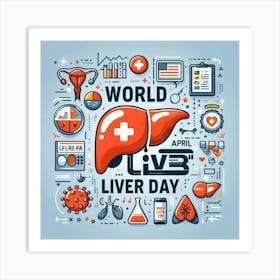 World Liver Day 2 Art Print