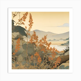 Asian Landscape Art Print