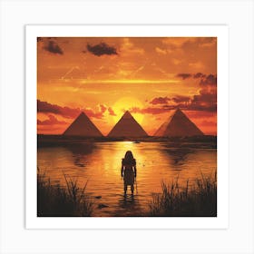 Egyptian Sunset 2 Art Print