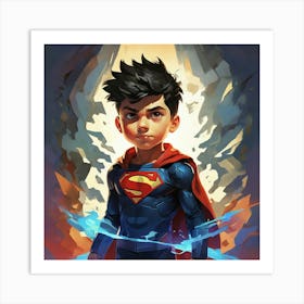 Super Shadows Boy Of Tomorrow Art Print 3 (2) Art Print