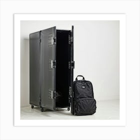 Metal Locker With Sturdy Steel Construction Designed For Ultimate Personal Security Its Lockable C Art Print