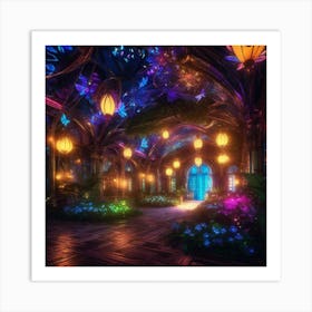 Fairytale Garden Art Print