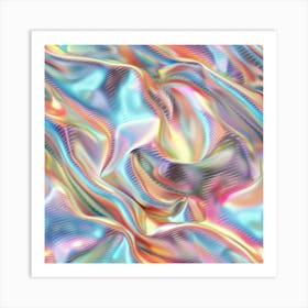 Holographic Background 2 Art Print