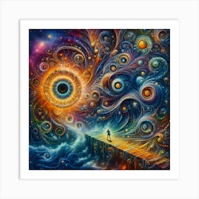 Psychedelic Painting 2 Art Print