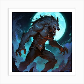 Werewolf 6 Art Print