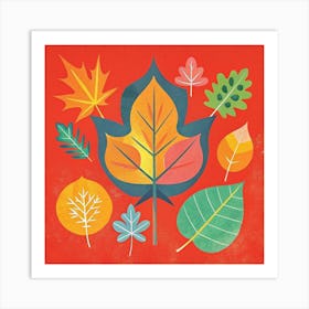 Abstract Autumn Art Print