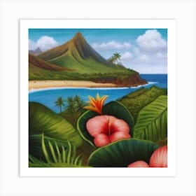 Hawaii Landscape Art Print