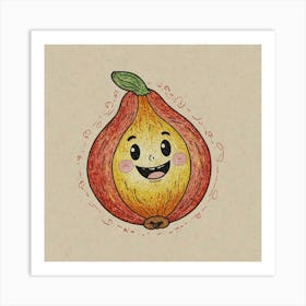 Happy Pear 1 Art Print