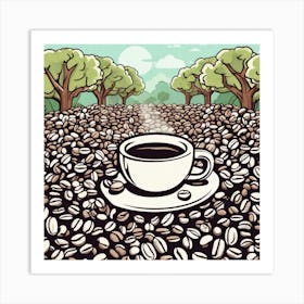 Coffee Beans 174 Art Print