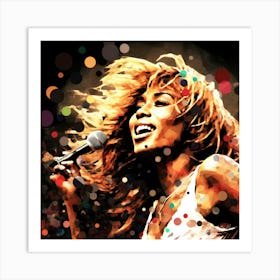 Tina Turner Tribute - Tina Turner Genre Art Print