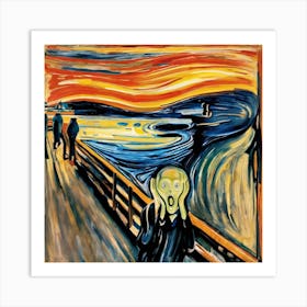 Edvard Munch The Scream Art Print