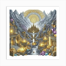 Elven City Art Print