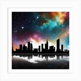 City Skyline 13 Art Print