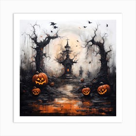 Haunted House Art Print