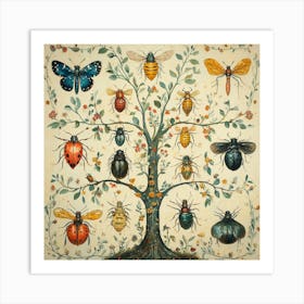 Beetle Tree Art 2 Art Print