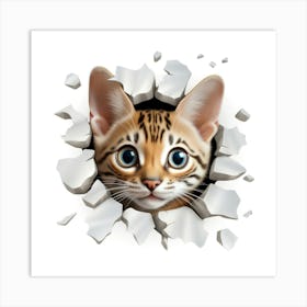 Bengal Cat 3 Art Print