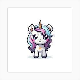 Cute Unicorn 391 Art Print