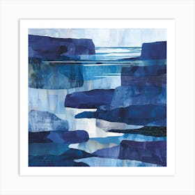 Blue Water 3 Art Print