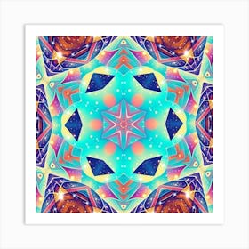 Psychedelic Mandala 32 Art Print