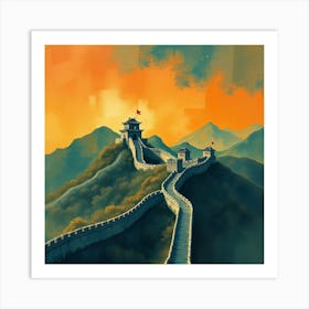 Great Wall Of China 8 Art Print