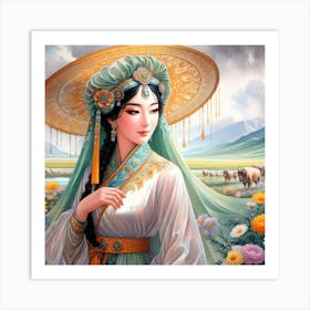 Exotic Beauty Artwork 84 Art Print