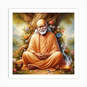 Sai Baba 1 Art Print