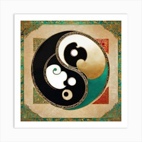 Yin Yang Symbol 9 Art Print