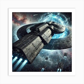 Cosmic Leviathan Cloaking Device Art Print