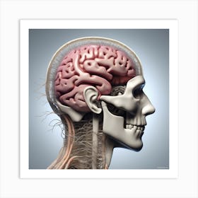 Brain Anatomy 4 Art Print