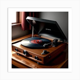 Turntable Art Print