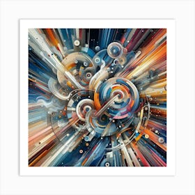 Abstract Painting 107 Art Print