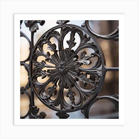 Wrought Iron Gate 1 Art Print