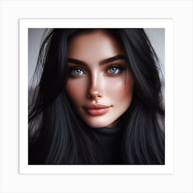 Most Beautiful woman from Russia, DALL-E 5 Art Print