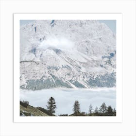 Snowy Mountains Art Print