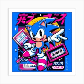 Sonic Art Poster Art Print