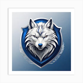 Wolf Logo Art Print