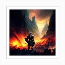 Dark Knight Art Print