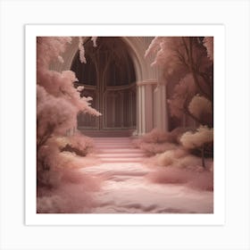 Pink Forest Art Print