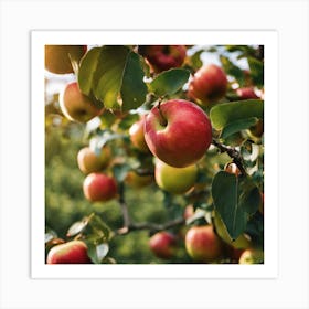 Apple Tree In The Orchard 1 Art Print