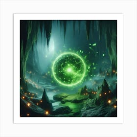 Ethereal Sphere Art Print