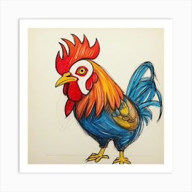 Rooster 17 Art Print